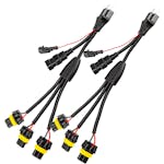 Oracle Lighting 5831-504 VECTOR™ H4 Headlight Wiring Harness (Pair- Euro Export Model)