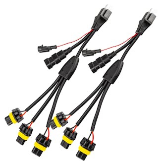 Oracle Lighting 5831-504 VECTOR™ H4 Headlight Wiring Harness (Pair- Euro Export Model)