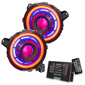 Oracle Lighting 5839-333 Oculus ColorSHIFT Bi-LED Projector Headlights for Wrangler JL/Gladiator Oracle Lighting 5839-333 Oculus ColorSHIFT Bi-LED Projector Headlights for Wrangler JL/Gladiator