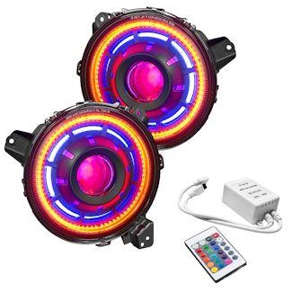 Oracle Lighting 5839-504-B Oculus ColorSHIFT Bi-LED Projector Headlights for Wrangler JL/Gladiator Oracle Lighting 5839-504-B Oculus ColorSHIFT Bi-LED Projector Headlights for Wrangler JL/Gladiator