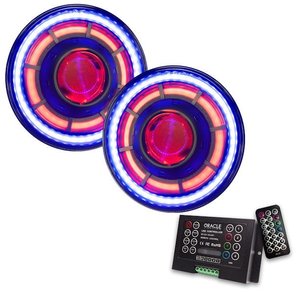 Oracle Lighting 5876-333 Oculus™ 7" ColorSHIFT® Bi-LED Projector Headlights
