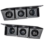Oracle Lighting 5890-001 Ford Bronco Triple LED Fog Light Kit for Steel Bumper
