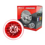 Oracle Lighting 6905-003 Pre-Installed Lights 7 IN. Sealed Beam - Red Halo