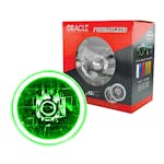 Oracle Lighting 6905-004 Pre-Installed Lights 7 IN. Sealed Beam - Green Halo