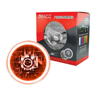Oracle Lighting 6905-005 Pre-Installed Lights 7 IN. Sealed Beam - Amber Halo