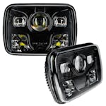 Oracle Lighting 6919-001 7"x6" 40W Replacement LED Headlight - Black (Pair)