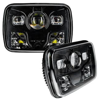 Oracle Lighting 6919-001 7"x6" 40W Replacement LED Headlight - Black (Pair)