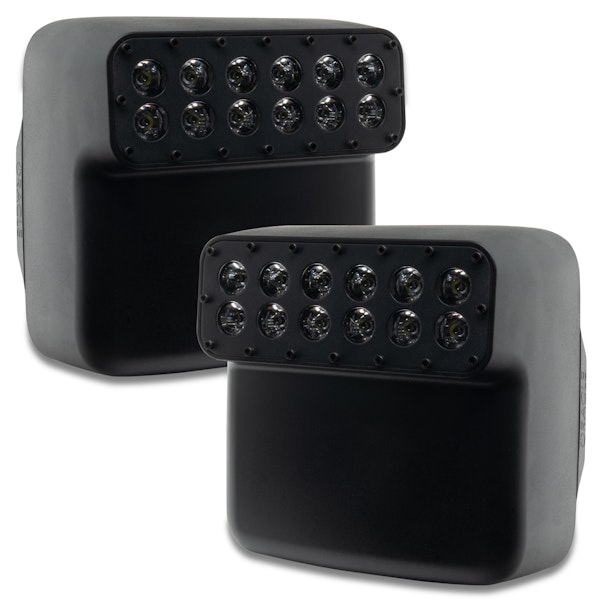 Oracle Lighting 5855-001 ORACLE Lighting LED Off-Road Side Mirrors for Jeep Wrangler JL / Gladiator JT