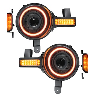 Oracle Lighting 5886-005 Oculus(TM) Bi-LED Projector Headlights for 2021+ Ford Bronco - Amber LED Oracle Lighting 5886-005 Oculus(TM) Bi-LED Projector Headlights for 2021+ Ford Bronco - Amber LED