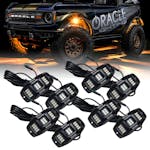Oracle Lighting 5895-339-8 ORACLE Lighting ColorSHIFT® RGB+W Underbody Wheel Well Rock Light Kit (8 PCS)