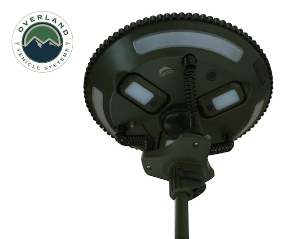 Overland Vehicle Systems 15049901 Wild Land Camping Gear - UFO Solar Light Pods & Speaker