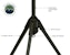 Overland Vehicle Systems 15049901 Wild Land Camping Gear - UFO Solar Light Pods & Speaker