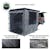 Overland Vehicle Systems 18089920 HD Nomadic 2.0 Awning Room Enclosure, Grey Body, Green Trim (4 Walls & Floor)