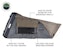 Overland Vehicle Systems 18189901 Bushveld II Hard Shell Roof Top Tent - 2 Person
