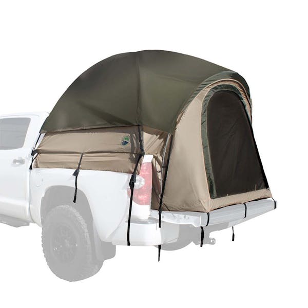 Overland Vehicle Systems 18252541 LD TACT - Bed Tent Full Size 5.5', Tan Body & Green Rainfly