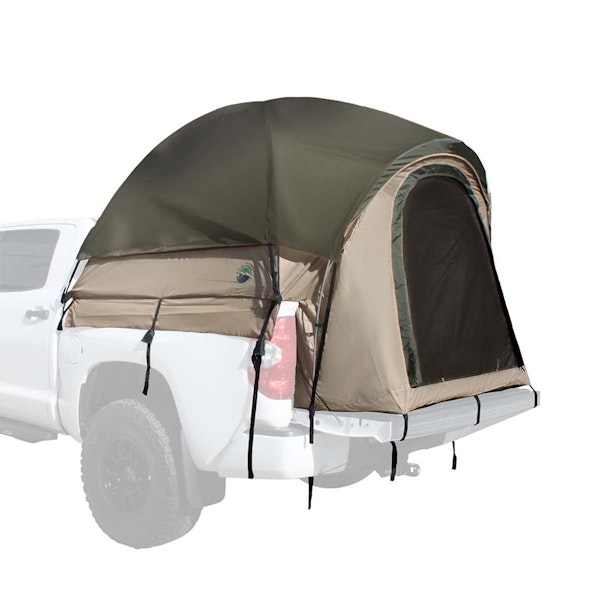 Overland Vehicle Systems 18252542 LD TACT - Bed Tent Full Size 6.5', Tan Body & Green Rainfly