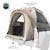 Overland Vehicle Systems 18252542 LD TACT - Bed Tent Full Size 6.5', Tan Body & Green Rainfly