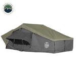 Overland Vehicle Systems 18329936 N2E Nomadic 2 Extended Roof Top Tent Gray Body Green Rainfly