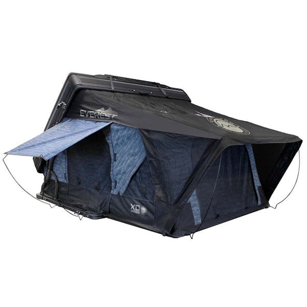 Overland Vehicle Systems 18489902 XD Everest 2 - Cantilever Aluminum Roof Top Tent, 2 Person, Grey Body