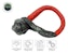 Overland Vehicle Systems 19-6580 Combo Pack Soft Shackle 5/8 44,500 lb. and Recovery Ring 6.25 45,000 lb. Black