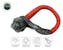 Overland Vehicle Systems 19-6580 Combo Pack Soft Shackle 5/8 44,500 lb. and Recovery Ring 6.25 45,000 lb. Black