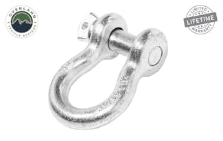 Overland Vehicle Systems 19019905 Recovery Shackle 3/4 4.75 Ton - Zinc
