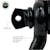 Overland Vehicle Systems 19109901 Receiver Mount Recovery Shackle 3/4 4.75 Ton With Dual Hole Black & Pin & Clip