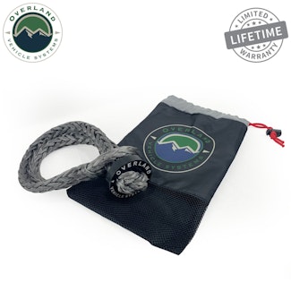 Overland Vehicle Systems 19139919 Soft Shackle 7/16 41,000 lb. With Collar - 22 With Storage Bag