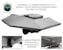 Overland Vehicle Systems 19519907 Nomadic Awning 270 Dark Gray Cover, Black Transit Cover Driver Side & Bracket