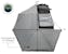 Overland Vehicle Systems 19519907 Nomadic Awning 270 Dark Gray Cover, Black Transit Cover Driver Side & Bracket