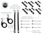 Overland Vehicle Systems 19519908 Nomadic 270 Driver - Dark Gray Awning with Bracket Kit and Extended Poles