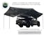 Overland Vehicle Systems 19549907 Nomadic Awning 270 Awning & Wall 1, 2, & 3, Mounting Brackets - Passenger Side