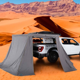 Overland Vehicle Systems 19589908 Nomadic 270LT Awning Wall 1 & 2 Kit For Passenger Side