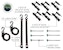 Overland Vehicle Systems 19609907 Nomadic Awning 180 - Dark Gray Cover With Black Transit Cover & Brackets