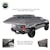 Overland Vehicle Systems 19689909 Nomadic 270 LTE Passenger Side Awning With Bracket Kit
