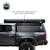 Overland Vehicle Systems 19690001 XD Nomadic 270 - Awning W/Lights & Black Out , Driver Side, Black Body