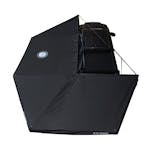 Overland Vehicle Systems 19690002 XD Nomadic 270 - Awning W/Lights & Black Out , Passenger Side, Black Body