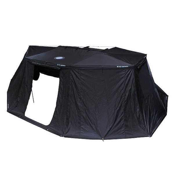 Overland Vehicle Systems 19690007 XD Nomadic 270 - Awning Wall 3 W/Black Out, Driver Side, Black Body