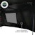 Overland Vehicle Systems 19690007 XD Nomadic 270 - Awning Wall 3 W/Black Out, Driver Side, Black Body