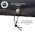 Overland Vehicle Systems 19690007 XD Nomadic 270 - Awning Wall 3 W/Black Out, Driver Side, Black Body