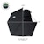 Overland Vehicle Systems 19690009 XD Nomadic 270 - Awning, Lights, Black Out, Wall Kit, Driver Side, Black Body