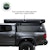Overland Vehicle Systems 19690009 XD Nomadic 270 - Awning, Lights, Black Out, Wall Kit, Driver Side, Black Body