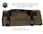 Overland Vehicle Systems 21079941 Rolled Bag General Tools With Handle And Straps - #16 Waxed Canvas