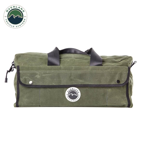 Overland Vehicle Systems 21169941 Small Duffle Bag With Handle And Straps - #16 Waxed Canvas