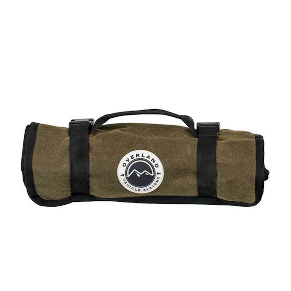 Overland Vehicle Systems 21209941 Small Wrench Tool Roll (12 Slot) #16 Waxed Canvas