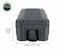 Overland Vehicle Systems 40100021 D.B.S.  - Dark Grey 117 QT Dry Box with Wheels, Drain, and Bottle Opener