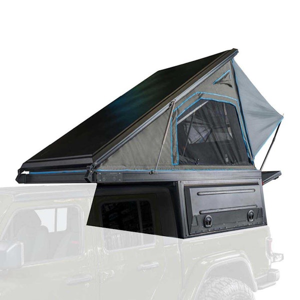 Overland Vehicle Systems 70100103 MagPak, Camper W/Tent, Lights, Rear Molle Panel, Side Tie Downs, Frt & Rr Window