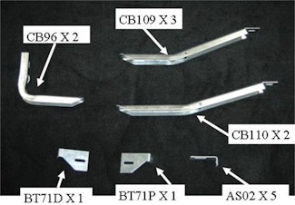 Owens Products 68009-01 Owens Molded Factory Running Boards