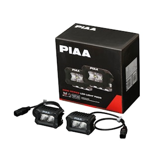 PIAA 25-02303 2000 2” LED Lights | Flood Beam - Kit