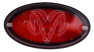 Pilot Automotive CR-017D Oval LED Hitch Brake Light, Dodge Logo